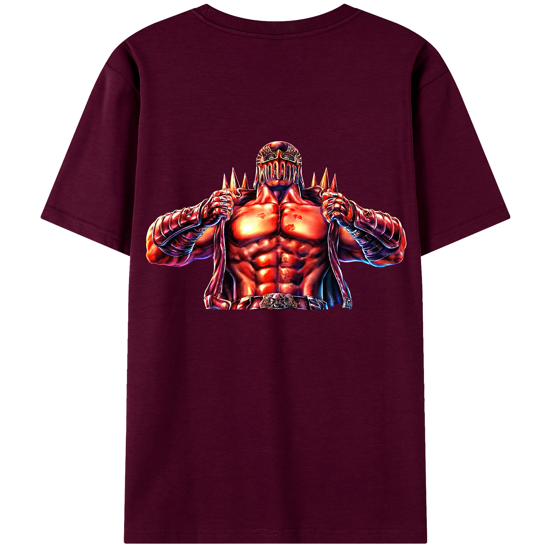 （画像用） 北斗の拳 Fist of the North Star レディース半袖Tシャツ(バックプリント)